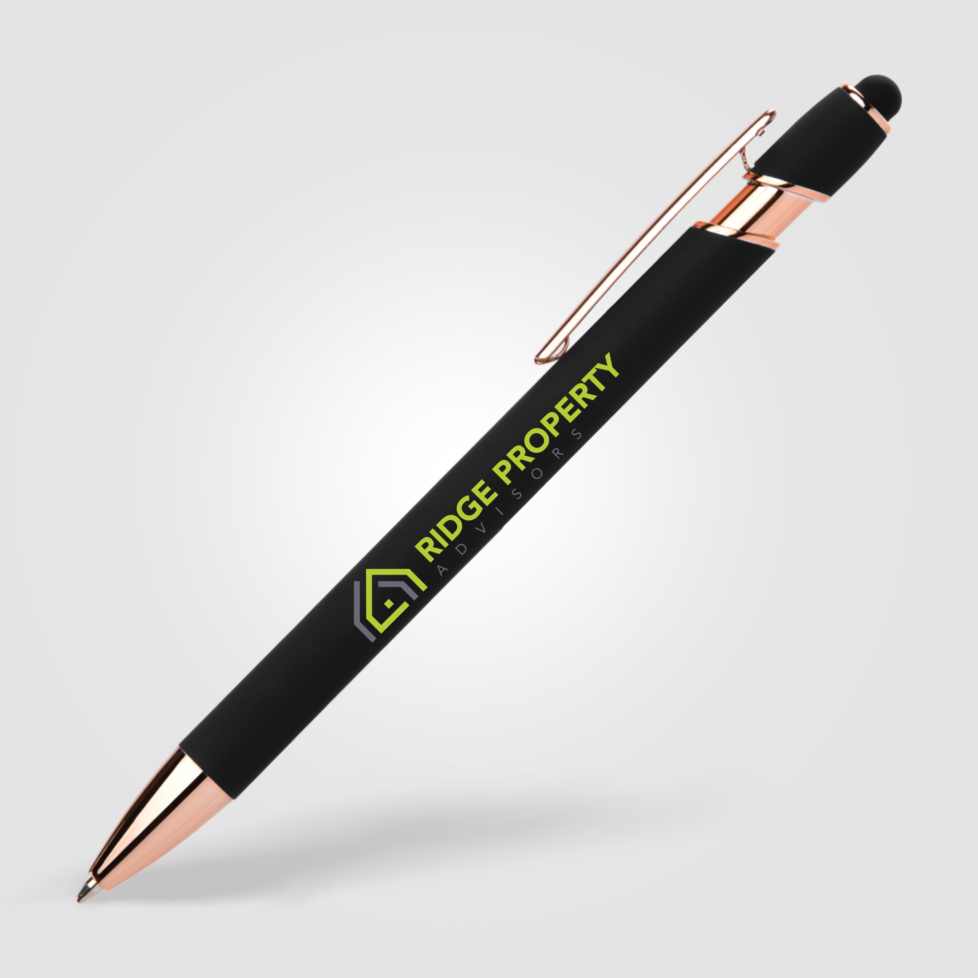 Stylo/stylet personnalisable - Prince Softy Noir/ Rose Gold